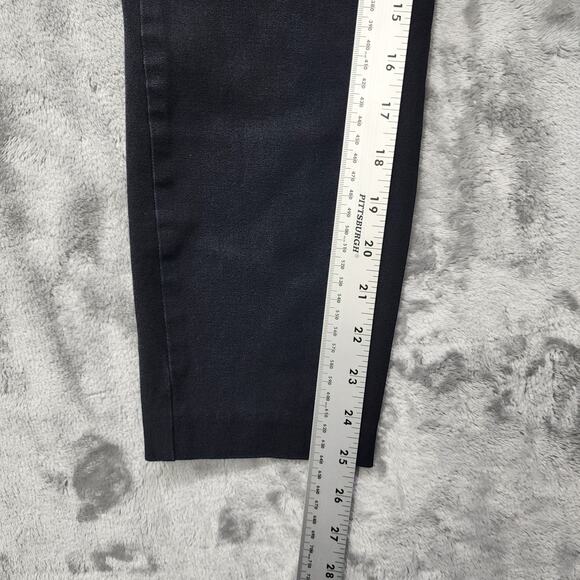 Maurices Pants Womens M Black Pull On Low Rise Skinny Crop Capri Stretch Chino - Picture 8 of 10